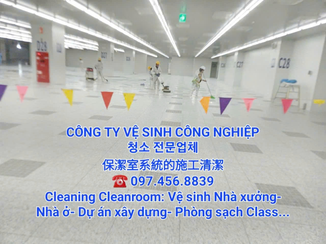 Vệ sinh phòng sạch Class - Cleaning Cleanroom